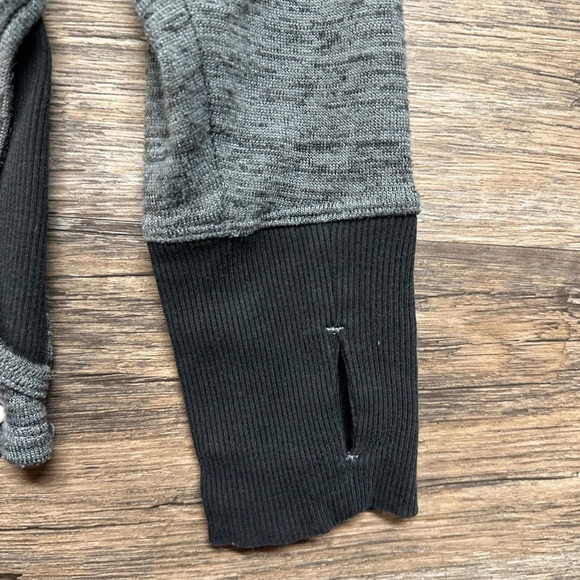 Athleta Gray Cowl Neck Sweater Sweatshirt - Picture 3 of 7